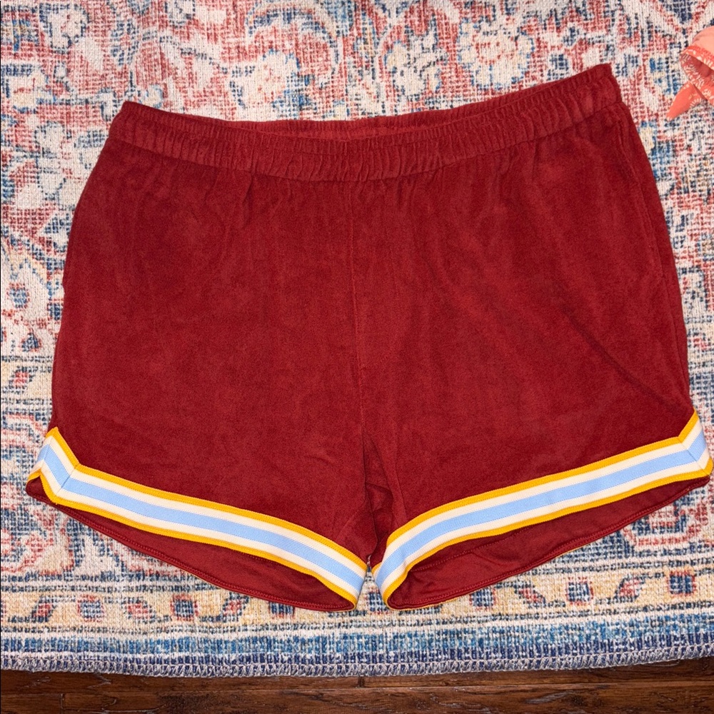 Cadets Men’s Casita Terry Shorts in Red SZ XL NWOT